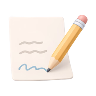 pencil writing