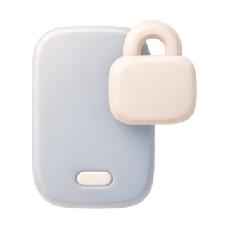shield and key on smartphone