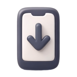 return arrow to smartphone
